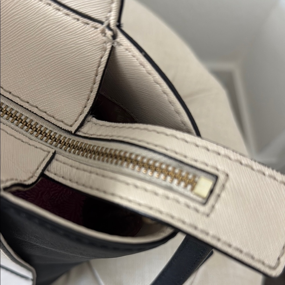 Kate Spade Cream & Black Structured Tote - Picture 14 of 14